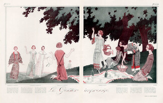 Madeleine & Madeleine, Philippe Et Gaston, Lucien Lelong, Redfern 1923 Pierre Brissaud