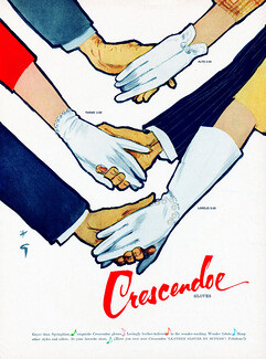 Crescendoe (Gloves) 1961 René Gruau