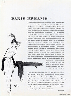 Paris Dreams, 1946 - Lucien Lelong Strapless Dress, René Gruau
