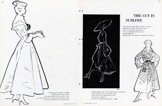 Balenciaga, Christian Dior 1948 The Cut is Sublime, René Gruau
