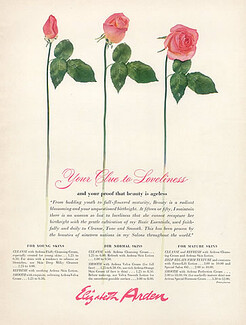 Elizabeth Arden (Cosmetics) 1956 Rose