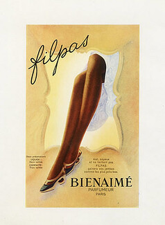 Bienaimé (Cosmetics) 1946 Imitation bas