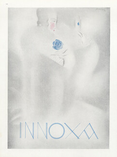 Innoxa (Cosmetics) 1929 Charles Loupot, Art Deco Style