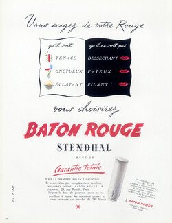 Stendhal (Cosmetics) 1954 Lipstick