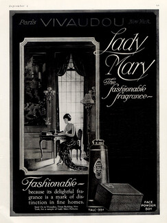 Vivaudou (Cosmetics & Perfumes) 1916 Lady Mary