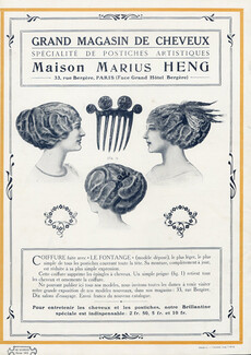 Marius Heng (Hairstyle) 1912 Wig, Hairpiece