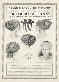 Marius Heng (Hairstyle) 1912 Wig, Hairpiece