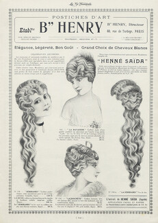 Henry (Hairstyle) 1914 Hairpiece Wig