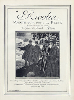 Rivolia 1923 Pierre Brissaud, Raincoat