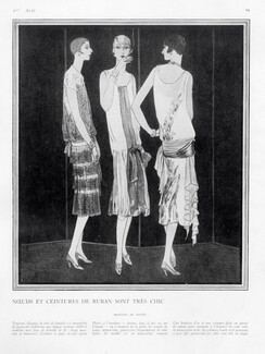 Renée (Couture) 1925 Fashion Illustration