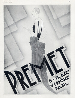 Premet 1929 Evening Gown, 8 place Vendôme, Paris