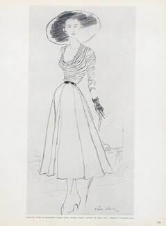 Paquin 1949 Pierre Simon, Summer Dress