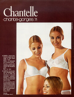 Chantelle Lingerie — Vintage original prints and images