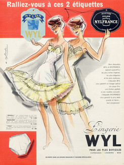 Wyl (Lingerie) 1957 Roger Blonde