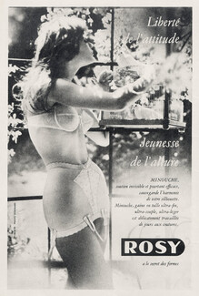 Rosy (Lingerie) 1960 Girdle, Bra