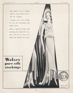 Wolsey Nylons (Hosiery, Stockings) 1930