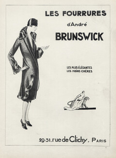 André Brunswick (Fur Clothing) 1925 Fur Coat