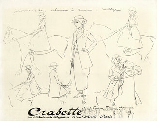 Crabette 1928 Hunting Fashion