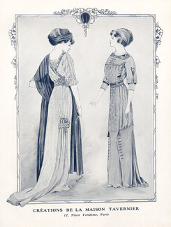Tavernier (Couture) 1910 Evening Gown