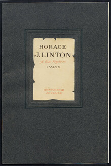Horace J. Linton (Catalog Silversmith) 1910s Decorative arts, 16 illustrated Pages, 16 pages