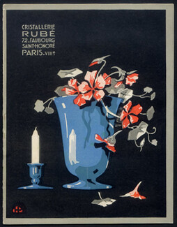 Rubé 1920s (Crystal Glass-making) Catalog 12 illustrated Pages, Decorative Arts, 12 pages