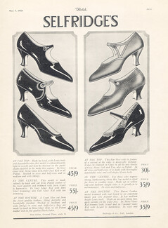 Selfridge's (Department Store) 1926 Shoes
