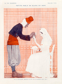 Armand Vallee 1916 The Zouave and Nurse