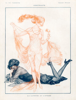 Chéri Hérouard 1924 Light and Shade, Sexy Looking Girl
