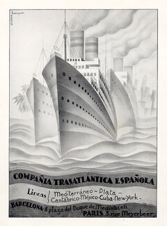 Compania Transatlantica Espanola 1928, Transatlantic Liner