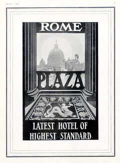 Hotel Plaza Rome (Hotel) 1928