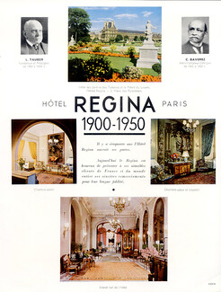 Hotel Regina Paris (Hotel) 1950 L. Tauber & C. Baverez (portraits)