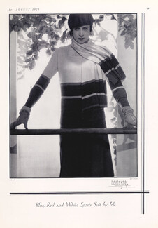 Irfé (Couture) 1928 Sport Suit, Demeyer