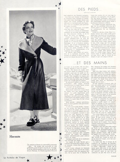 Hermès (Sportswear) 1936 Winter Sport Coat Fashion Photography