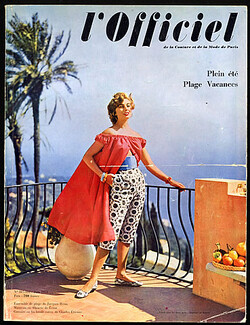 L'Officiel de la Couture et de la Mode de Paris 1954 June, 168 pages