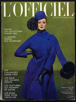 L'Officiel de la Couture et de la Mode de Paris 1962 October, Pierre Cardin, Christian Dior, Yves Saint-Laurent