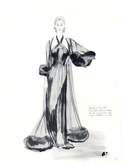 Madeleine Vionnet 1938 Evening Gown, Eric (Carl Erickson)