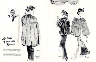 Weil, Gaston, Revillon (Fur Coats, Cape) 1938 Christian Bérard