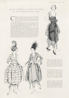 Chanel & Lucile 1920 Creating evening Gown & Coat for Cecile Sorel