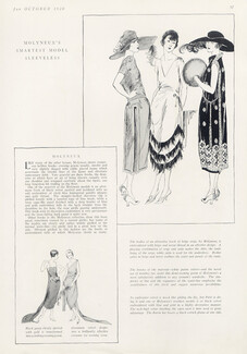 Molyneux (Couture) 1920 Fashion Illustration