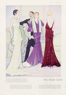 Jeanne Lanvin, Molyneux, Lucien Lelong (Couture) 1930 Joseph Bolgar
