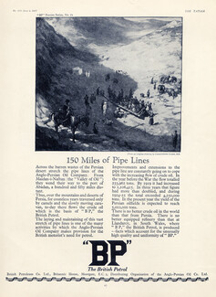 BP (Motor Oil) 1925 Christopher Clark, Persian Desert Pipe Lines
