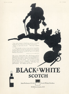 Black & White (Whisky) 1926 Buchanan's, Rob Roy MacGregor