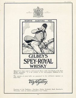 Gilbey (Whisky) 1925 Drawing Cooper