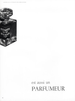 Balmain, Perfumes — Original adverts and images