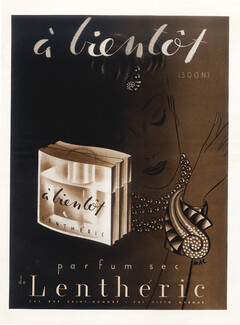 Lenthéric (Perfumes) 1939 "à Bientôt", MAC