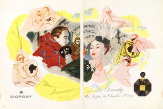 D'Orsay (Perfumes) 1946 André Delfau, "Le Dandy"