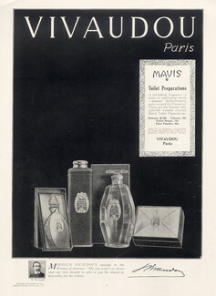 Vivaudou (Cosmetics & Perfumes) 1917 "Mavis", Monsieur Vivaudou's Portrait