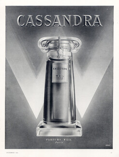 Weil (Perfumes) 1936 Cassandra