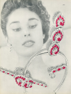 Cartier (Jewels) 1954 Set of Ruby