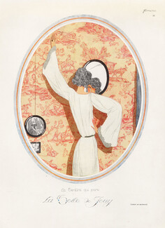 Pierre Mourgue 1922 "La Toile de Jouy", Decorative Arts